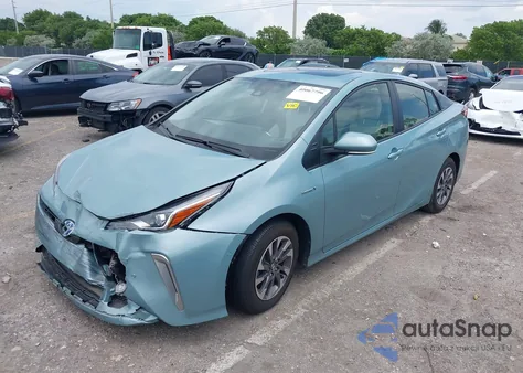 2022 Toyota Prius Xle z USA, uszkodzony, nr VIN JTDKAMFU1N3176875